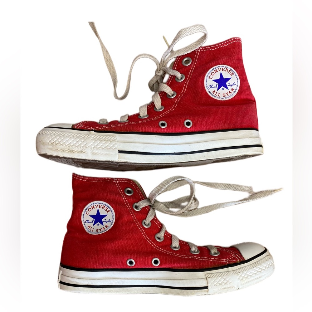 Vintage Red High Top Converse Women’s Size 6